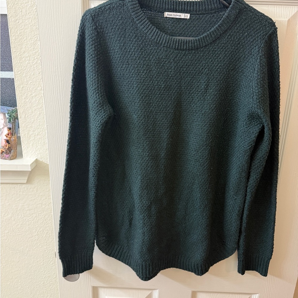 Forest Green Crew Neck Sweater